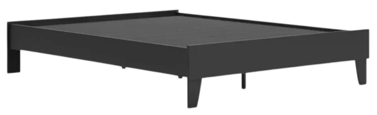 Signature Design by Ashley® Socalle Matte Black Queen Platform Bed