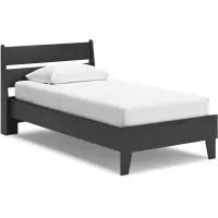 Signature Design by Ashley® Socalle Black Twin Panel Bed
