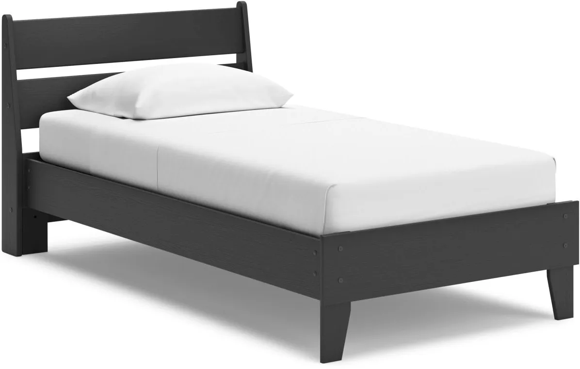Signature Design by Ashley® Socalle Black Twin Panel Bed