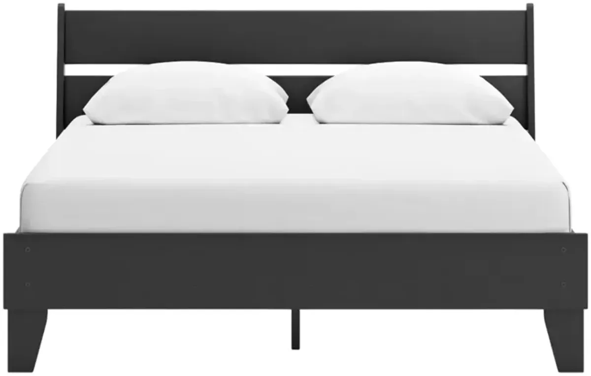 Signature Design by Ashley® Socalle Black Queen Panel Platform Bed