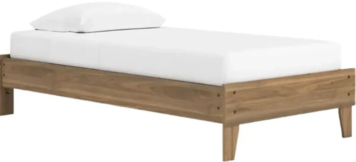 Signature Design by Ashley® Deanlow Honey Twin Platform Bed