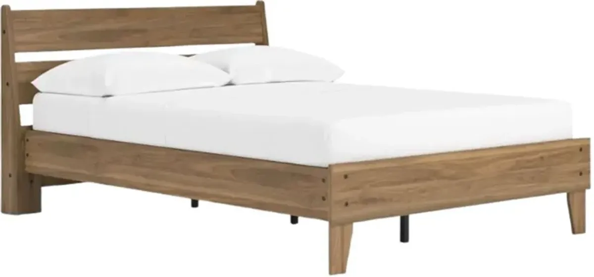 Signature Design by Ashley® Deanlow Honey Full Platform Panel Bed