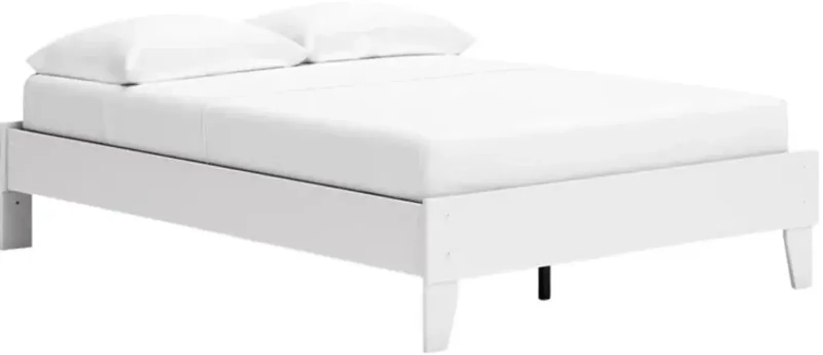 Signature Design by Ashley® Socalle Matte White Queen Platform Bed