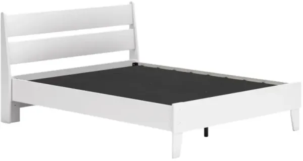 Signature Design by Ashley® Socalle Matte White Queen Panel Bed