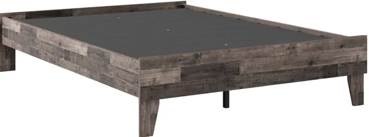 Signature Design by Ashley® Neilsville Multi-Gray Full Platform Bed