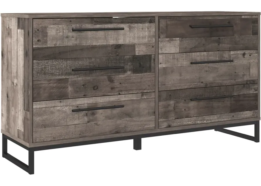 Signature Design by Ashley® Neilsville Multi Gray 59" Dresser