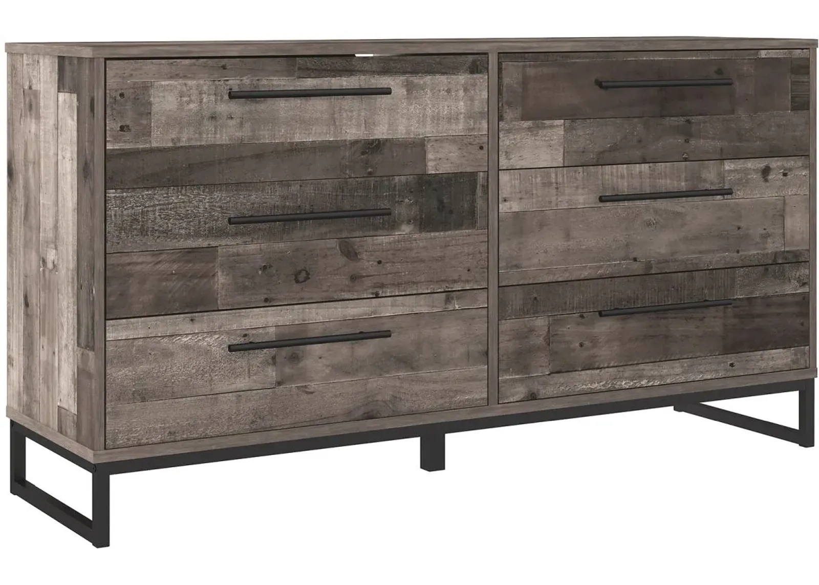 Signature Design by Ashley® Neilsville Multi Gray 59" Dresser