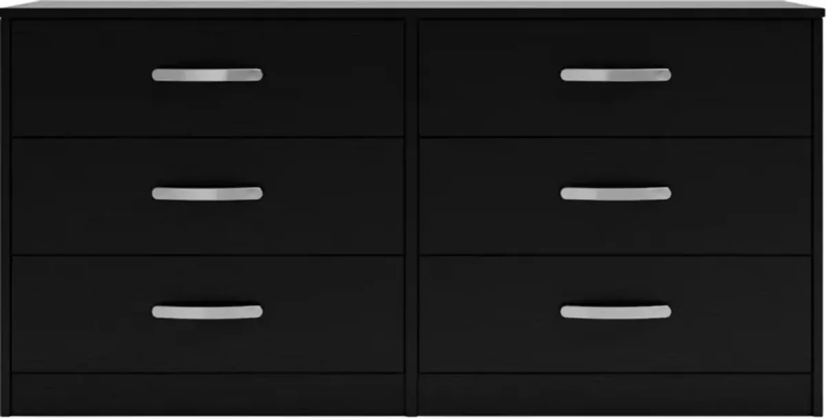 Signature Design by Ashley® Finch Black 6-Drawer Dresser