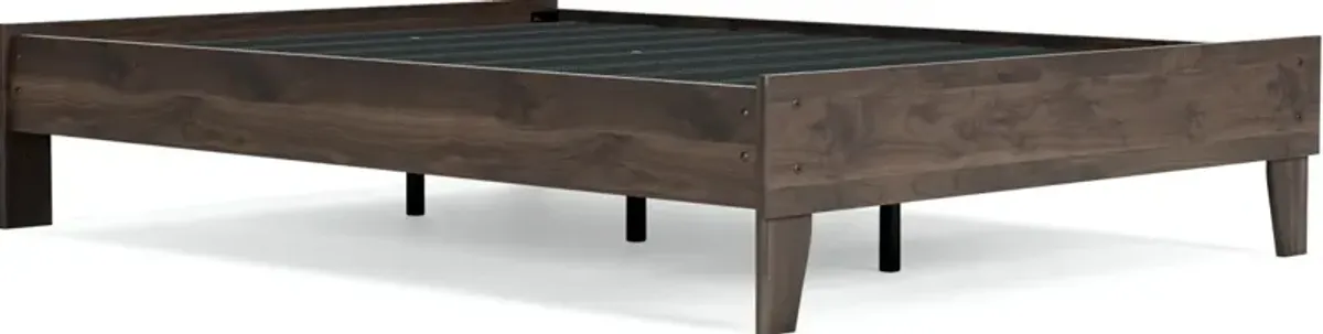 Signature Design by Ashley® Calverson Mocha Full Platform Bed