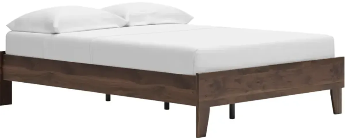 Signature Design by Ashley® Calverson Mocha Queen Platform Bed
