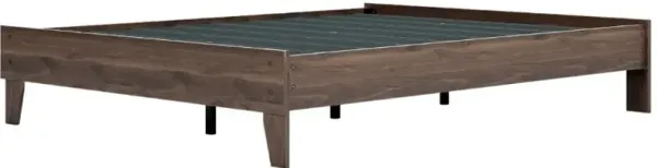 Signature Design by Ashley® Calverson Mocha Queen Platform Bed