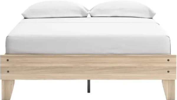 Signature Design by Ashley® Battelle Tan Full Platform Bed