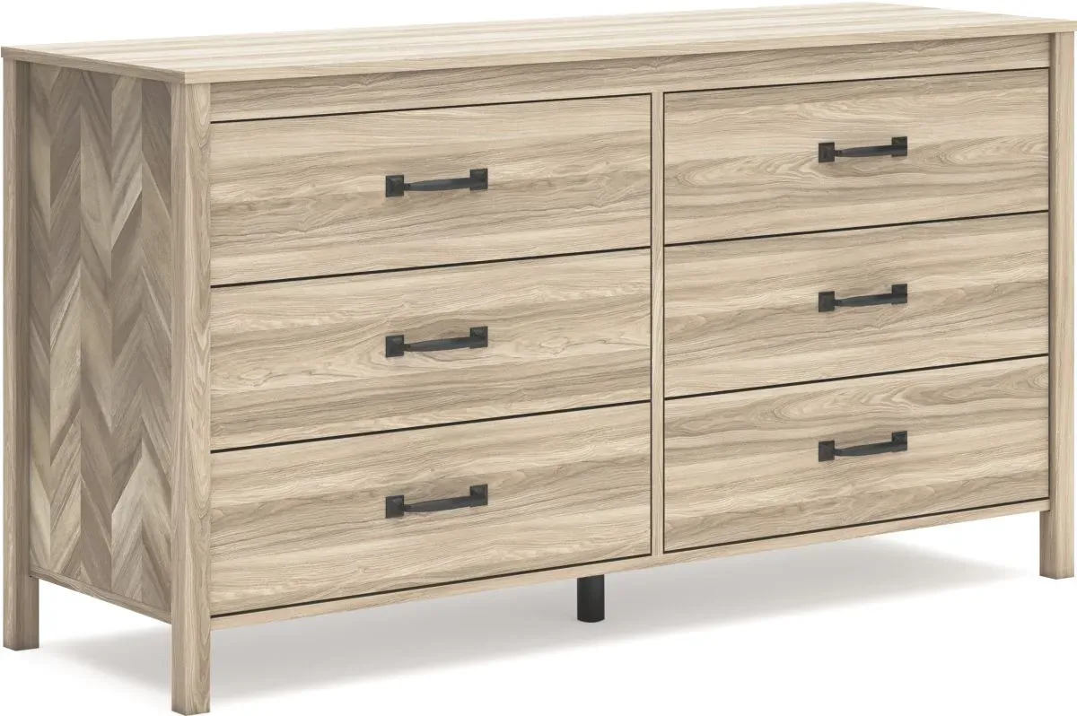 Signature Design by Ashley® Battelle Tan Dresser