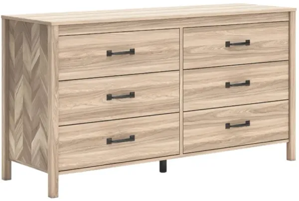 Signature Design by Ashley® Battelle Tan Dresser