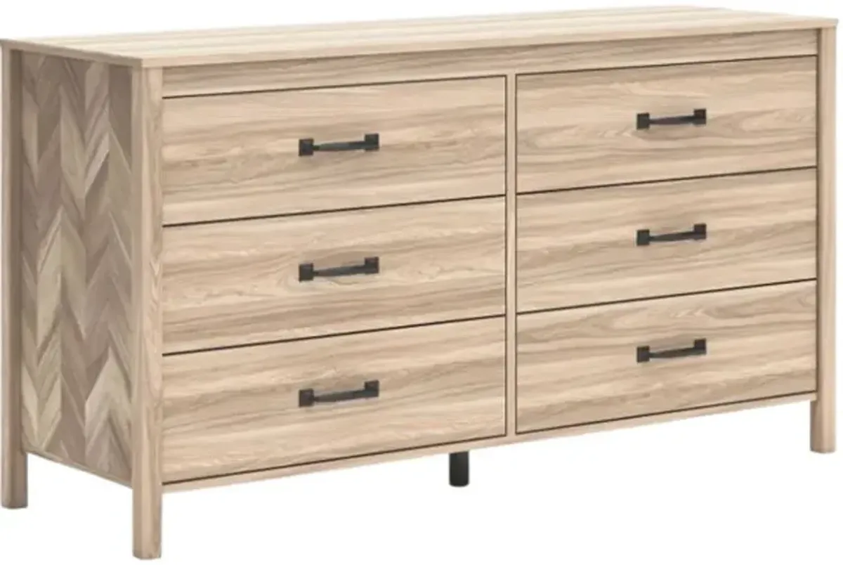 Signature Design by Ashley® Battelle Tan Dresser