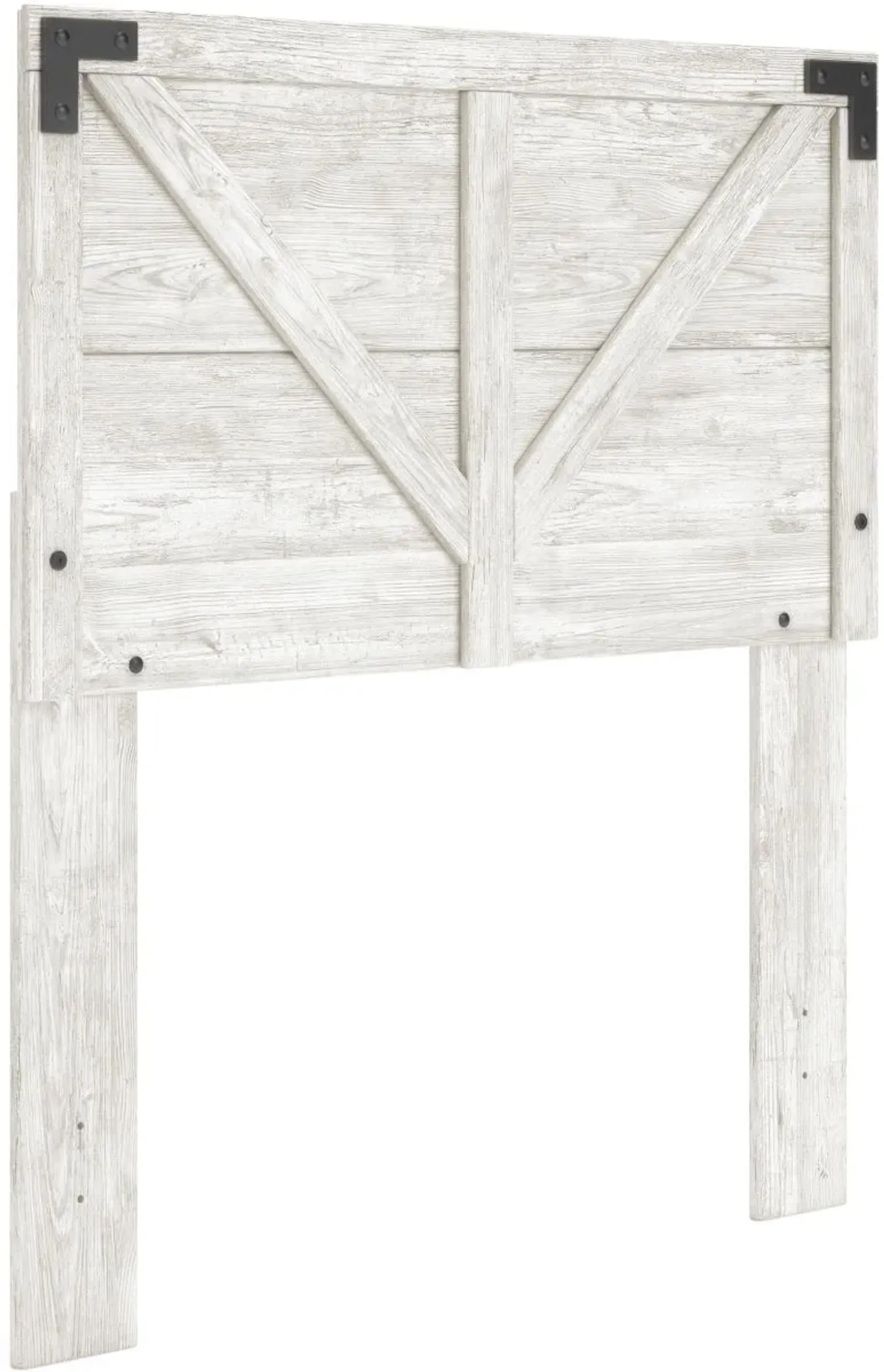 Signature Design by Ashley® Shawburn Whitewash Twin Crossbuck Panel Headboard