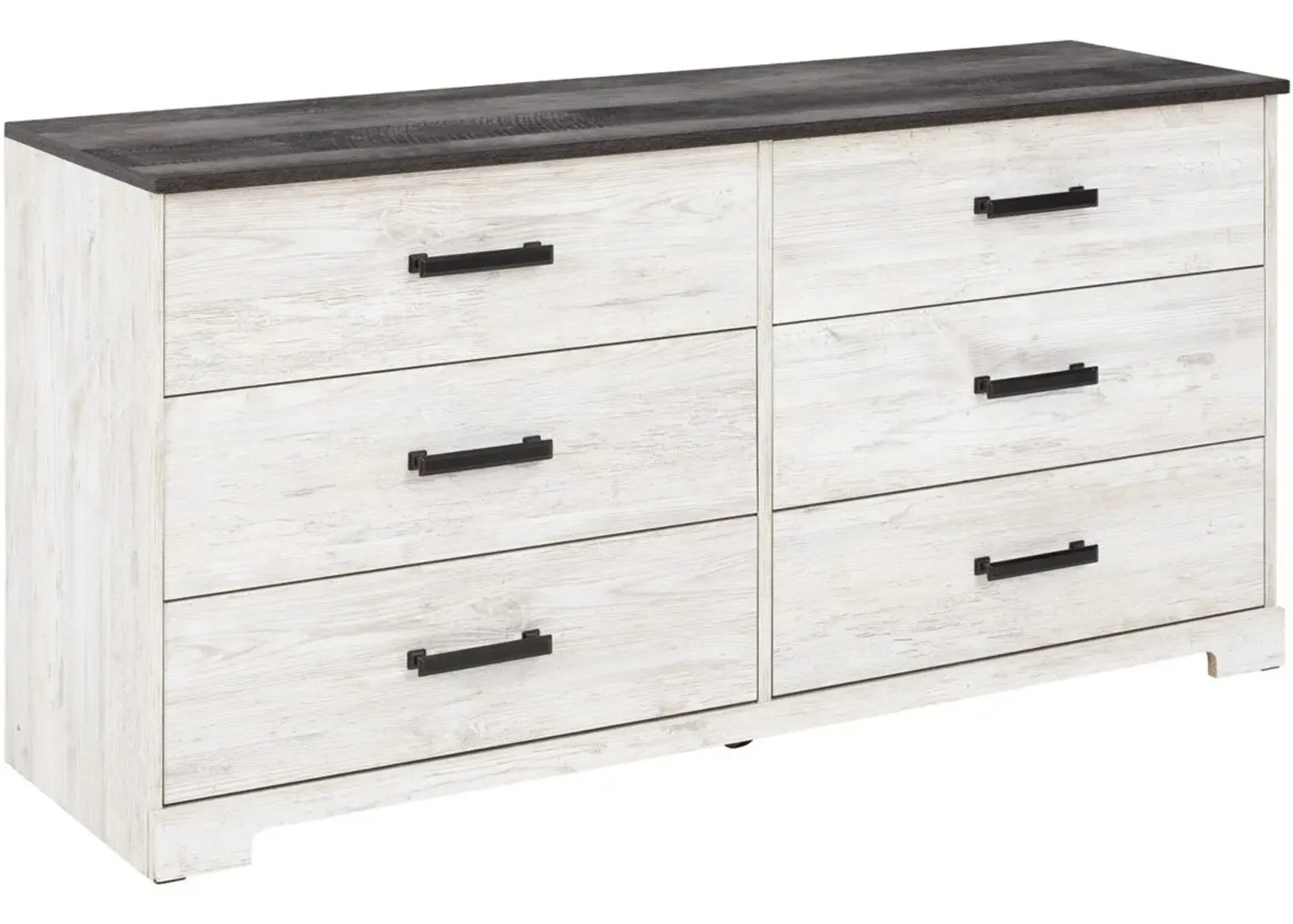 Signature Design by Ashley® Shawburn Whitewash/Charcoal Gray Dresser