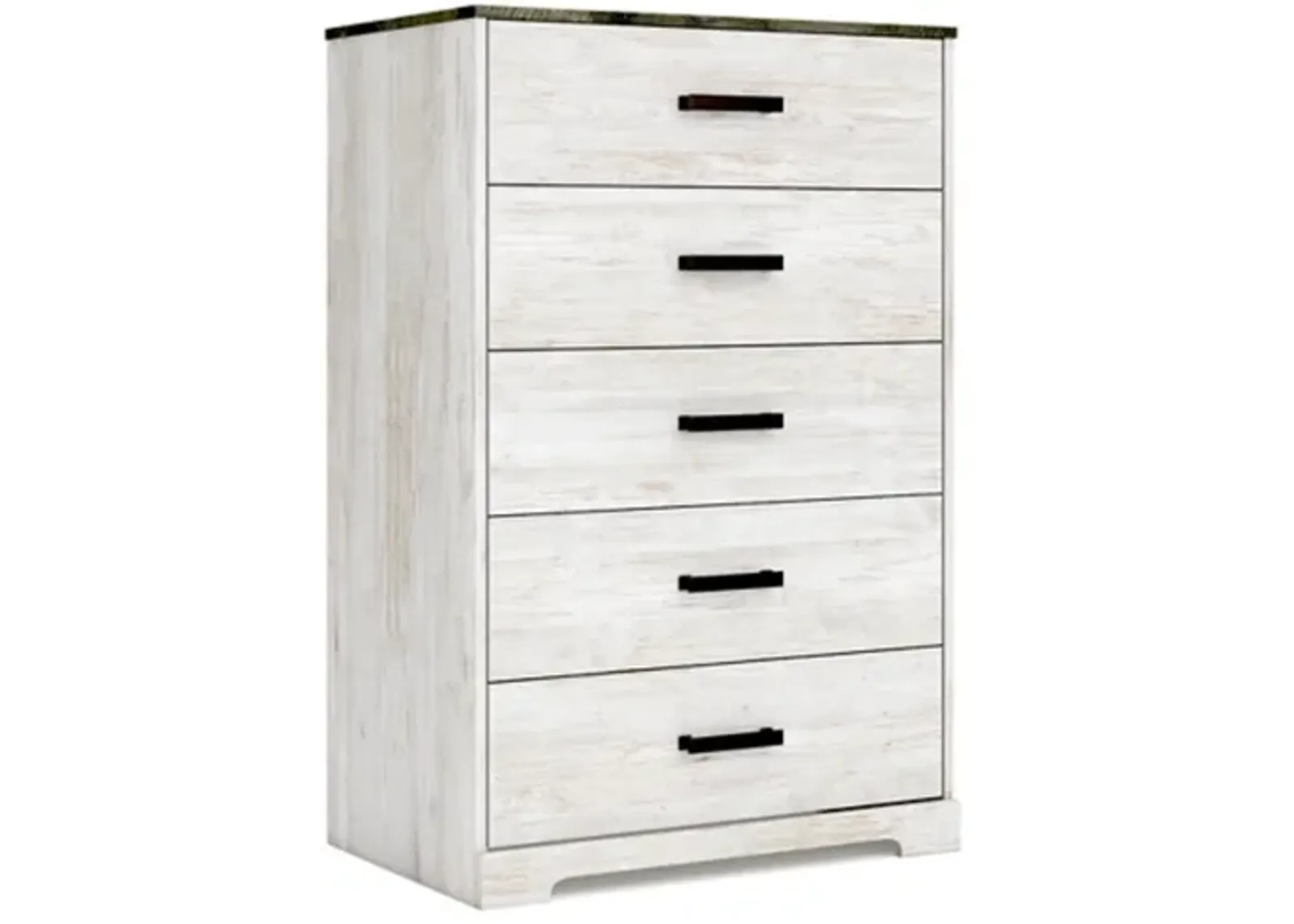 Signature Design by Ashley® Shawburn Charcoal Gray/Whitewash Chest of Drawers