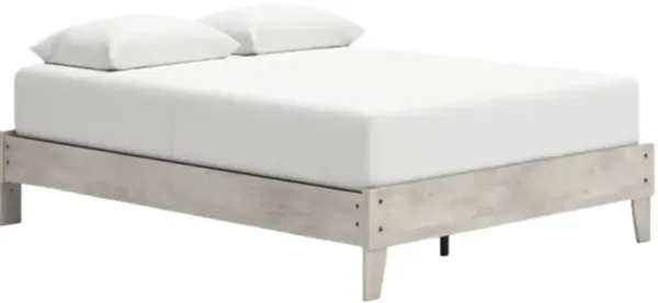 Signature Design by Ashley® Shawburn Light Gray Queen Platform Bed