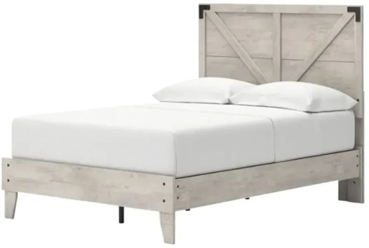 Signature Design by Ashley® Shawburn Gray Full Platform Panel Bed