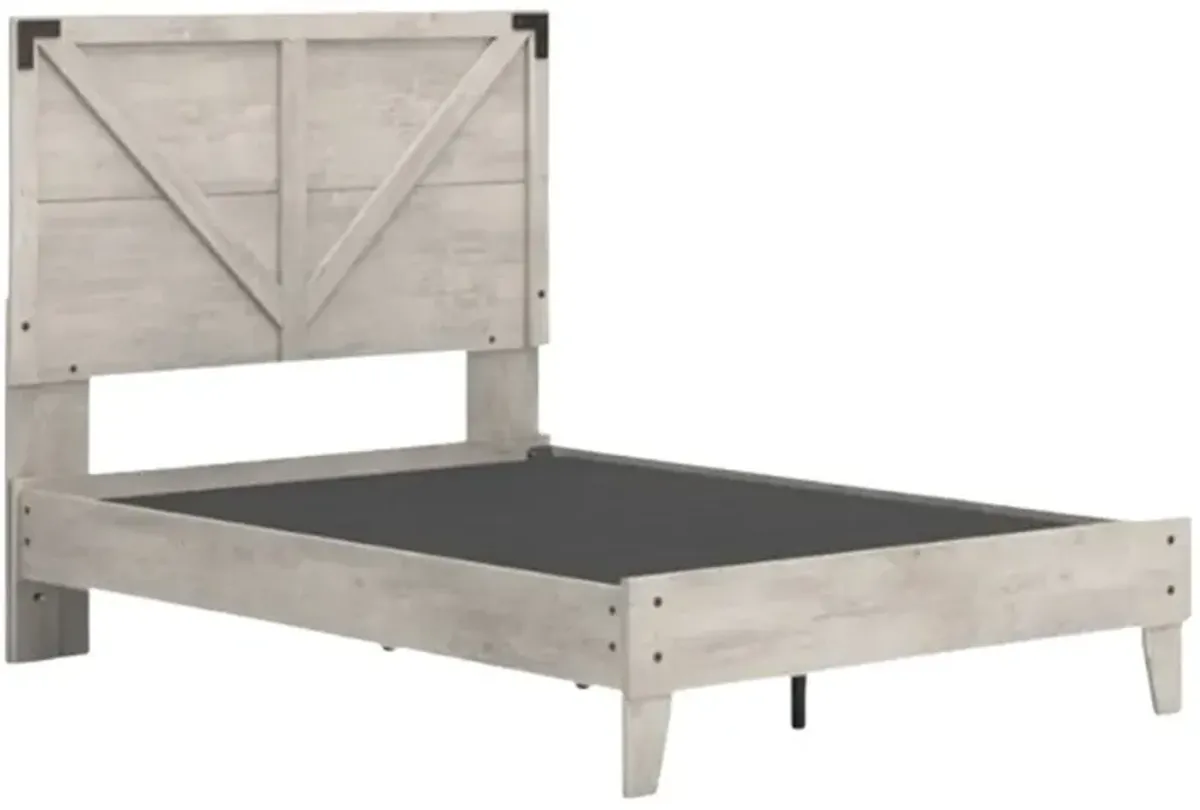 Signature Design by Ashley® Shawburn Gray Full Platform Panel Bed