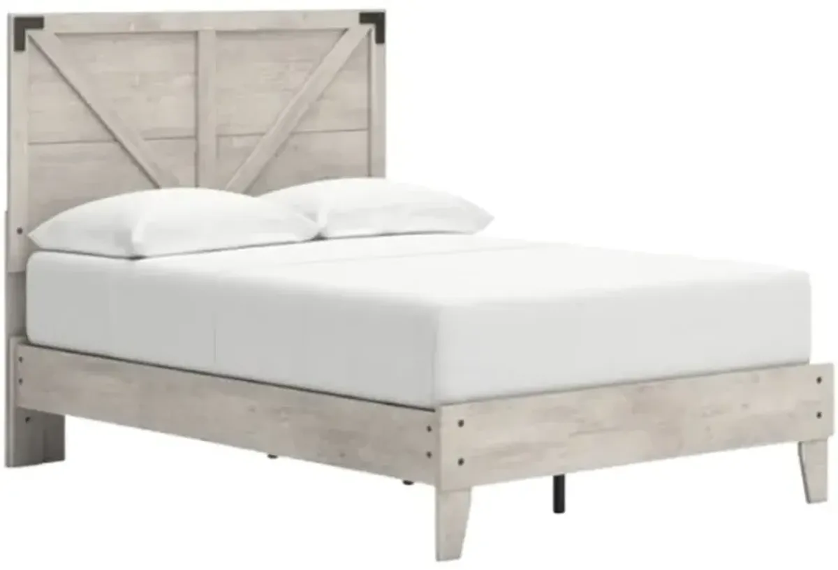 Signature Design by Ashley® Shawburn Gray Full Platform Panel Bed