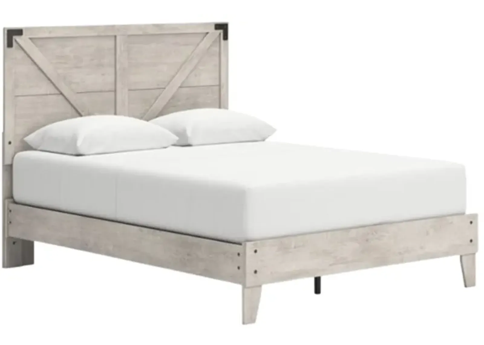 Signature Design by Ashley® Shawburn Gray Queen Platform Panel Bed