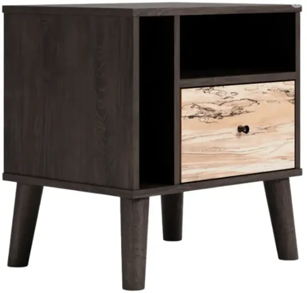 Signature Design by Ashley® Piperton Brown/Charcoal Nightstand