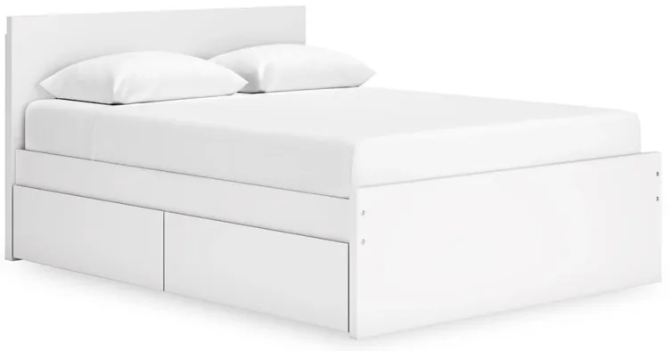 Signature Design by Ashley® Onita White Storage Queen Panel Bed