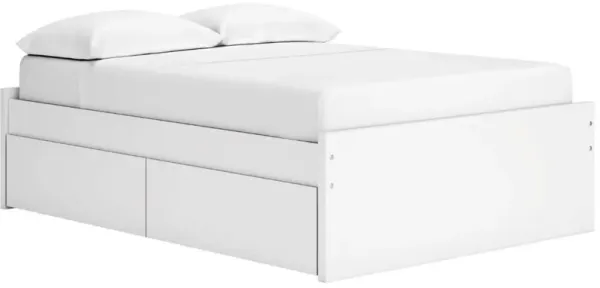Signature Design by Ashley® Onita White Queen Panel 4-Drawer Storage Bed