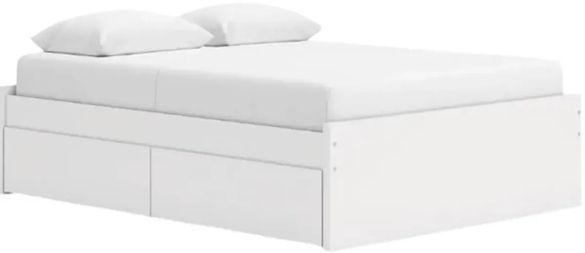 Signature Design by Ashley® Onita White King Platform Storage Bed