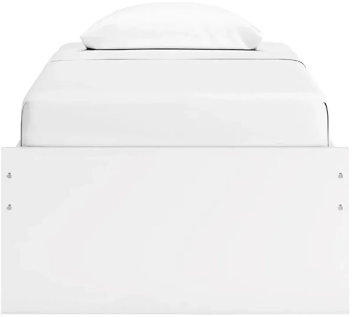 Signature Design by Ashley® Onita White Twin Storage Platform Bed