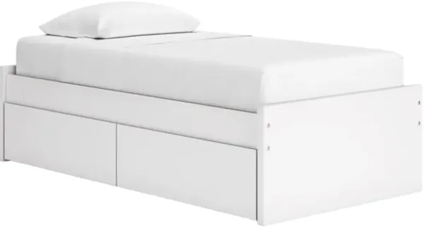 Signature Design by Ashley® Onita White Twin Storage Platform Bed