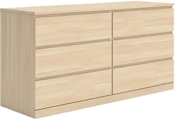 Signature Design by Ashley® Onita Natural 6-Drawer Dresser