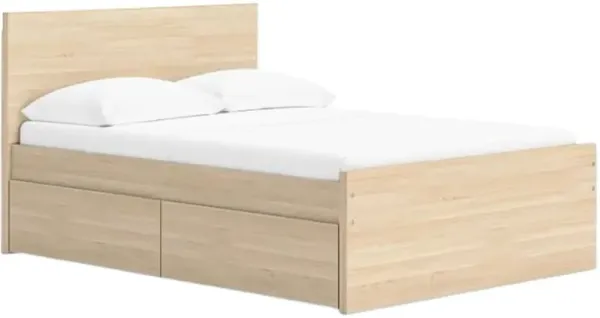 Signature Design by Ashley® Onita Natural Full Platform Storage Bed