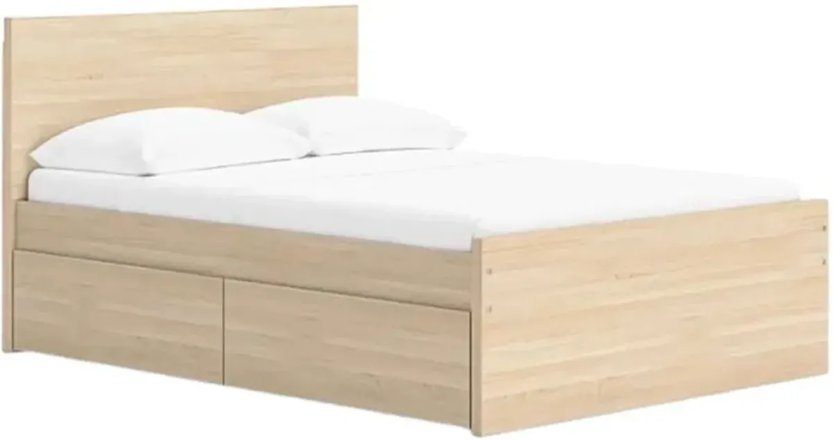 Signature Design by Ashley® Onita Natural Queen Platform Storage Bed