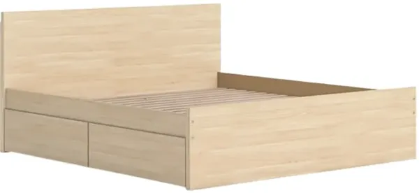 Signature Design by Ashley® Onita Natural King Panel Platform Storage Bed