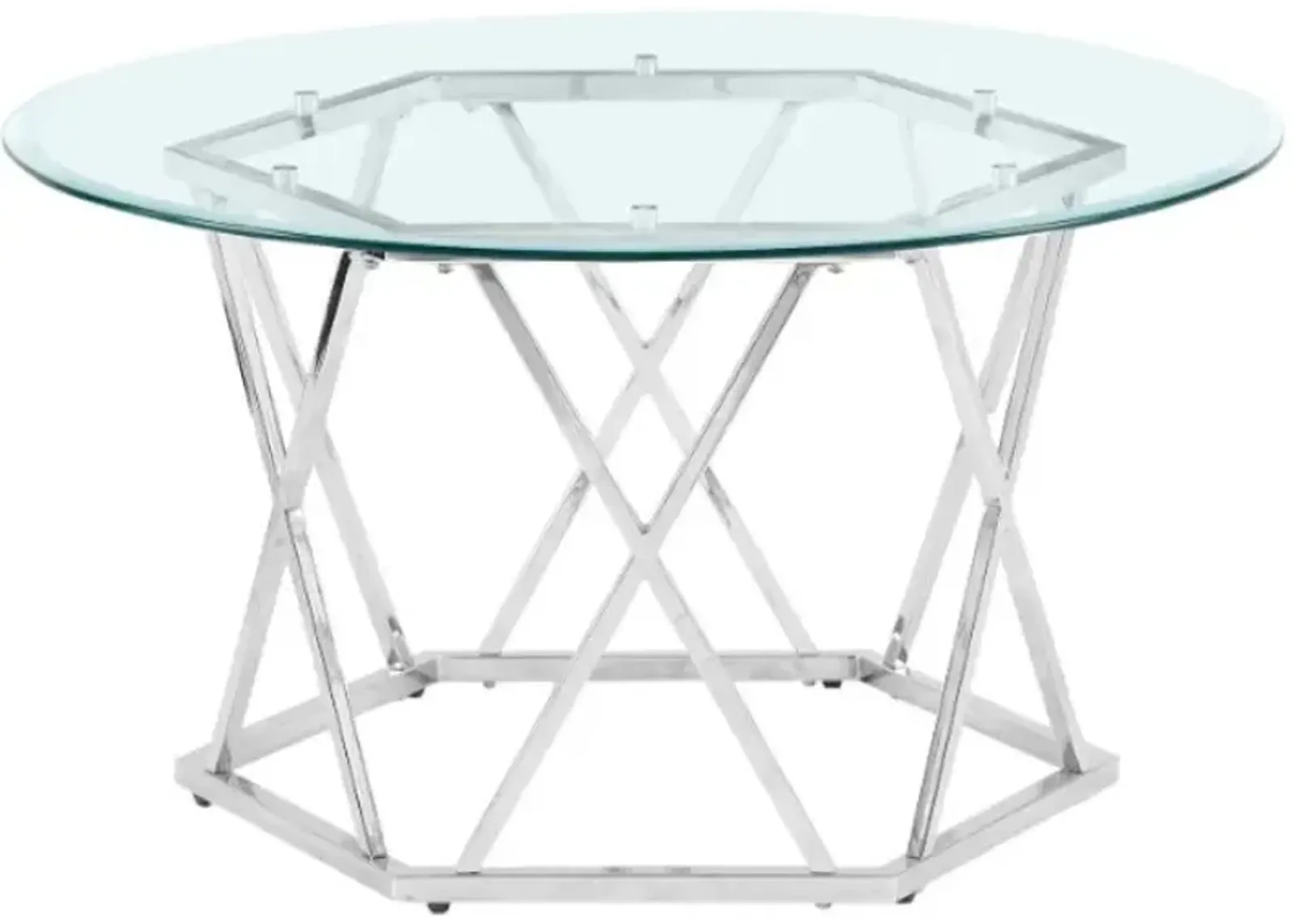 Steve Silver Co. Escondido Chrome Cocktail Table