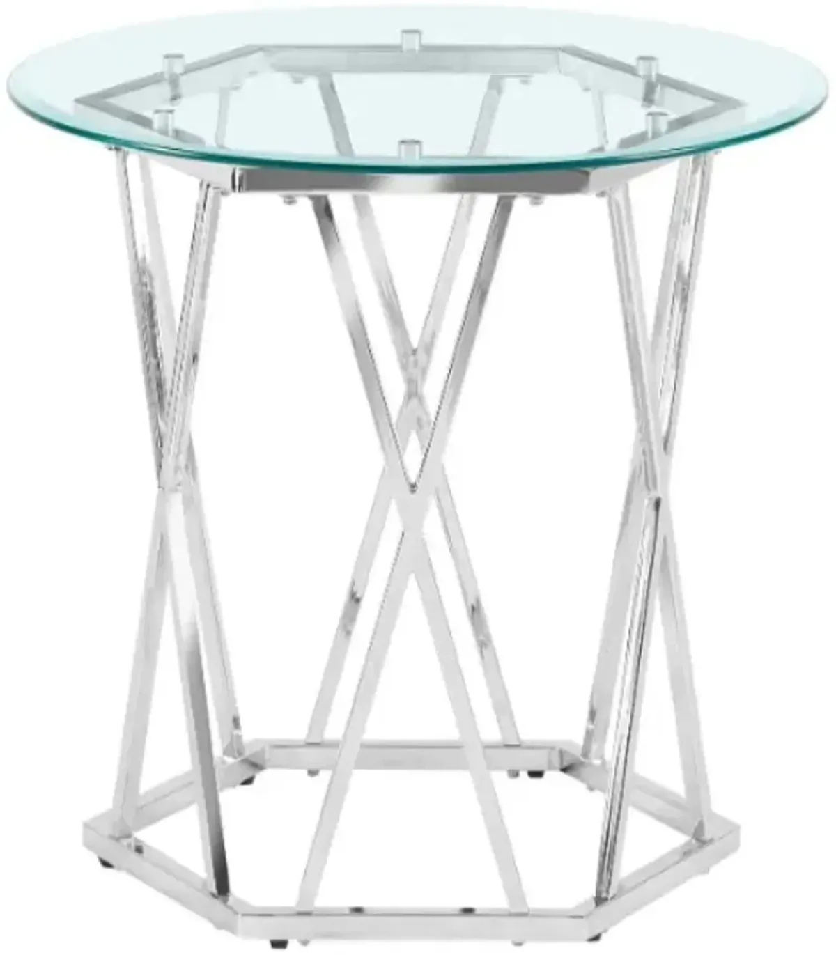 Steve Silver Co. Escondido Chrome End Table