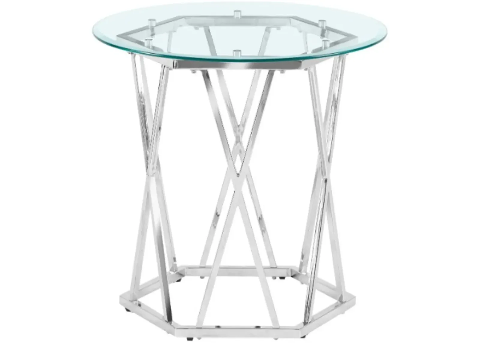 Steve Silver Co. Escondido Chrome End Table