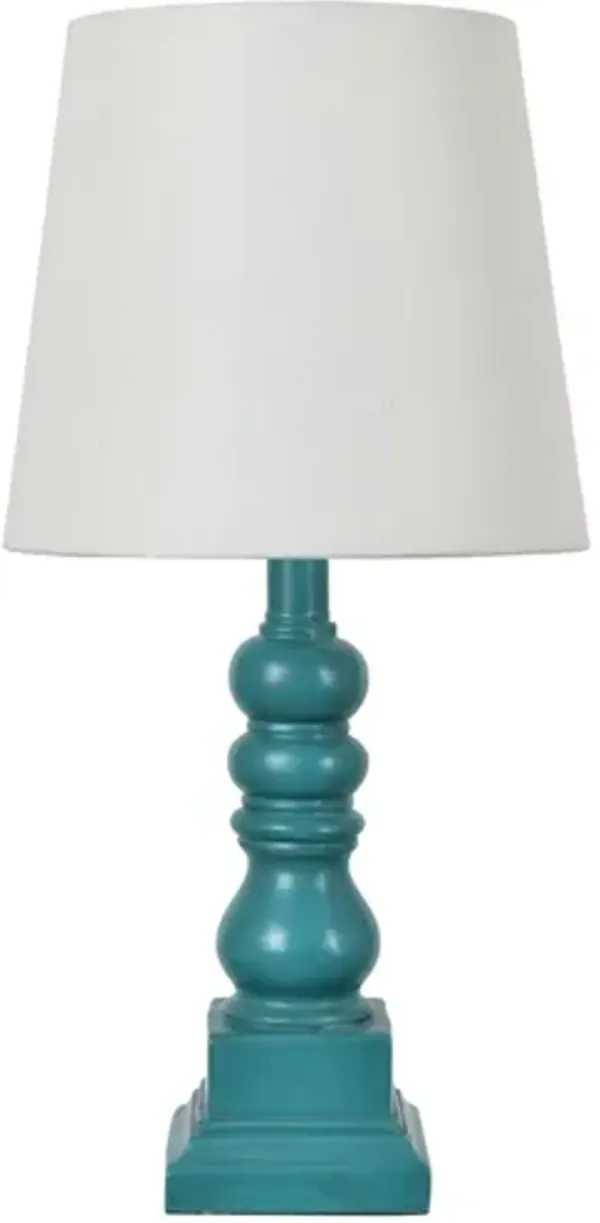Crestview Collection Distressed Blue Table Lamp