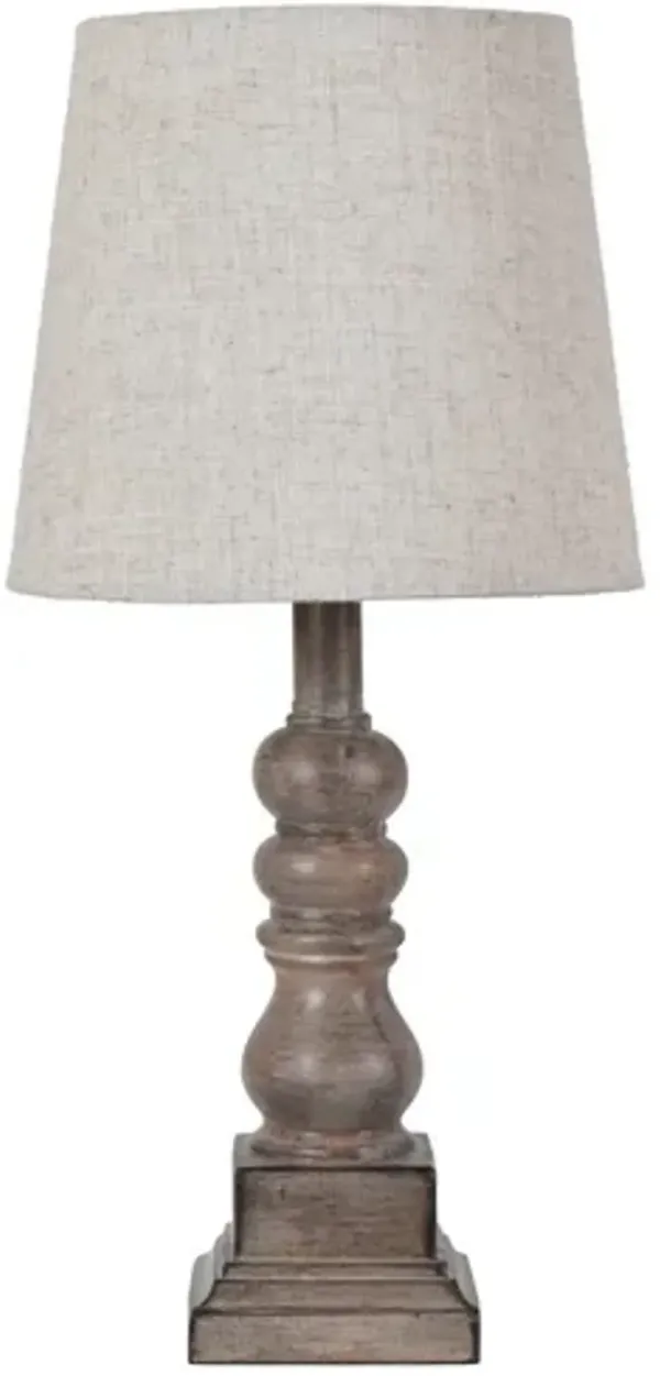 Crestview Collection Distressed Brown Table Lamp
