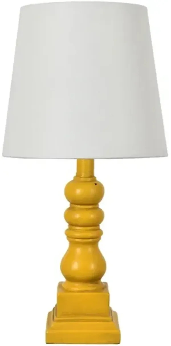 Crestview Collection Yellow Table Lamp