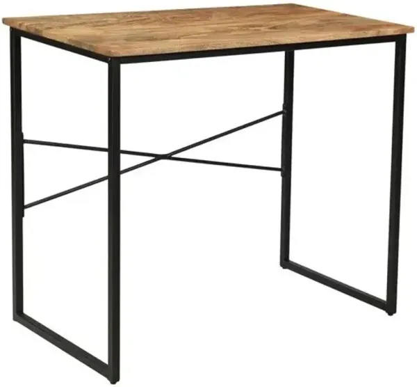 Crestview Collection Black/Light Brown Desk