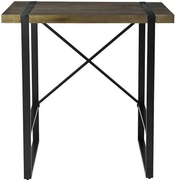 Crestview Collection Black/Brown Desk