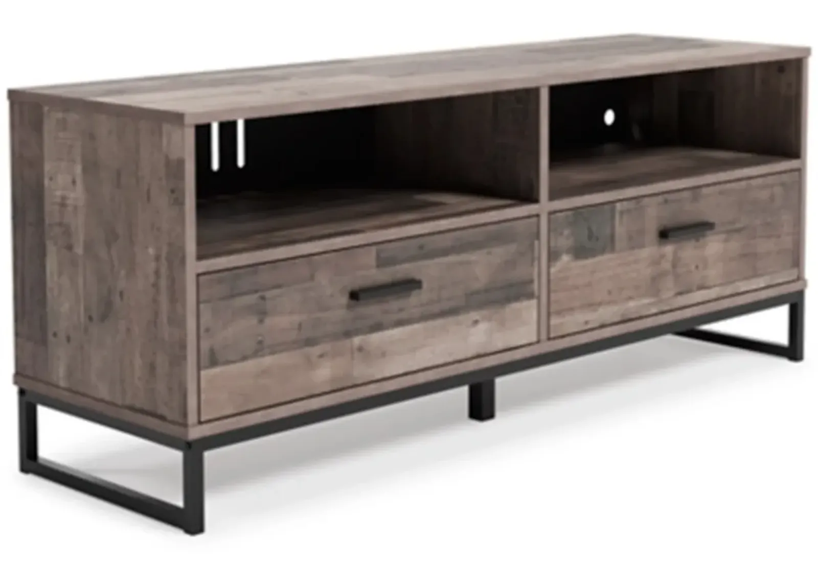 Signature Design by Ashley® Neilsville Multi Gray Rich Brown 59" TV Stand