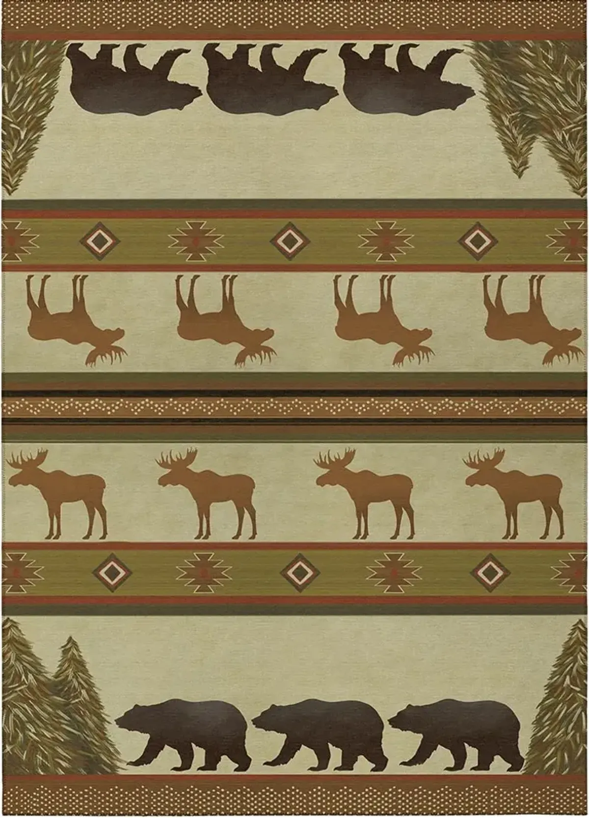 Dalyn Rug Company Excursion Beige 5'x8' Style 3 Area Rug