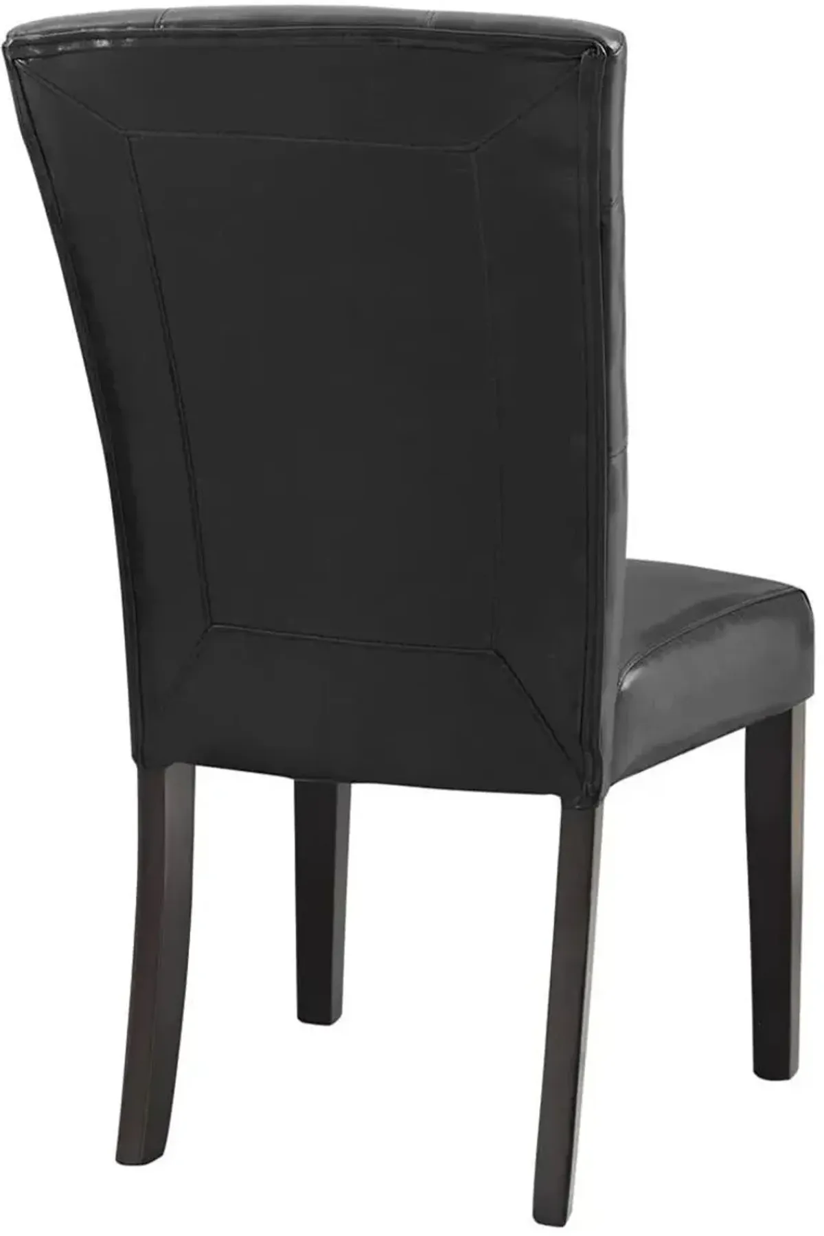 Steve Silver Co. Francis Black Upholstered Side Chair with Memory Foam Seat