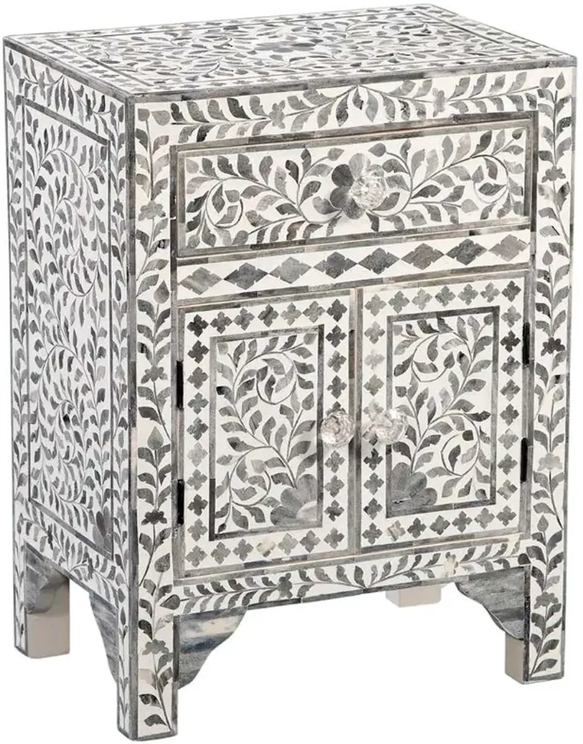 Steve Silver Co. Fowler Gray Accent Cabinet