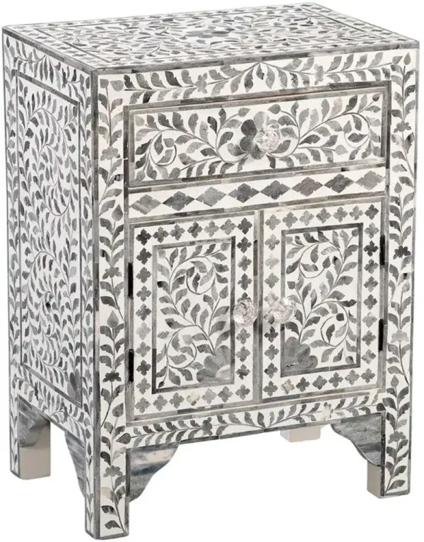 Steve Silver Co. Fowler Lilac Gray Accent Cabinet